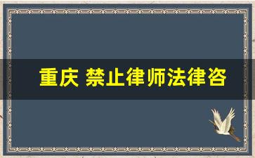 重庆 禁止律师法律咨询公司_重庆的律师事务所